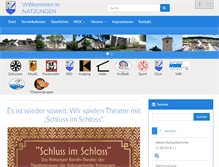 Tablet Screenshot of natzungen.de